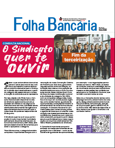 Capa da edição 6.294 da Folha Bancária