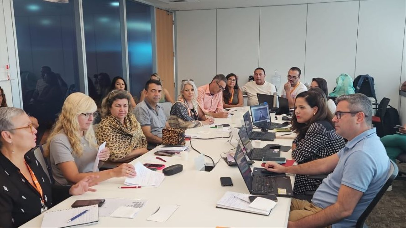 Foto: Seeb-SP Reunião entre representação dos bancários e representantes do Itaú