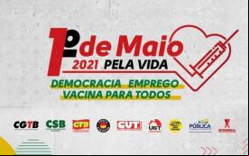 arte da CUT para o Dia do Trabalhador