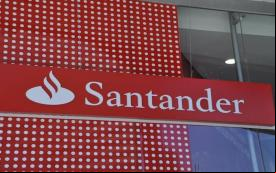 Fachada do Santander