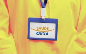 Imagem do crachá do Saúde Caixa