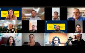 Print da reunião da CEBB com representantes do Banco do Brasil