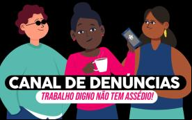 Arte do Canal de Denúncias do Sindicato