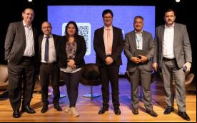 Diretoria da Previ durante apresentação dos resultados de 2023 da entidade