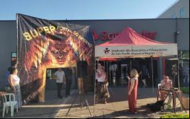 Sindicato protesto no Radar Santander