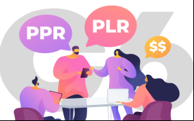 Arte em desenho composta de pessoas reunidas. Sobre elas, balões de falas onde se lê as siglas "PPR", "PLR" e dois cifrões