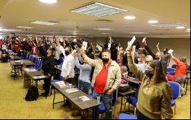 Delegados e delegadas paulistas durante a 24ª Conferência Estadual dos Bancários de São Paulo