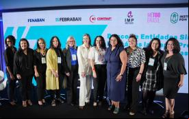 Lideranças femininas no lançamento do Programa Nacional de Iniciativas de Prevenção à Violência contra as Mulheres
