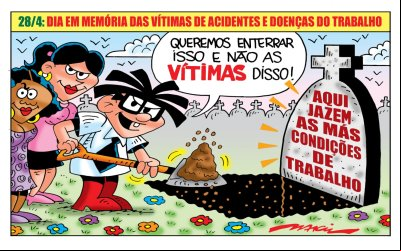 Em dia dedicado à saúde e segurança no trabalho, Sindicato relembra vítimas e cobra melhorias
