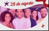 Imagem de várias pessoas sorrindo