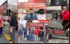 Fotos de protestos do Sindicato em agências do Santander